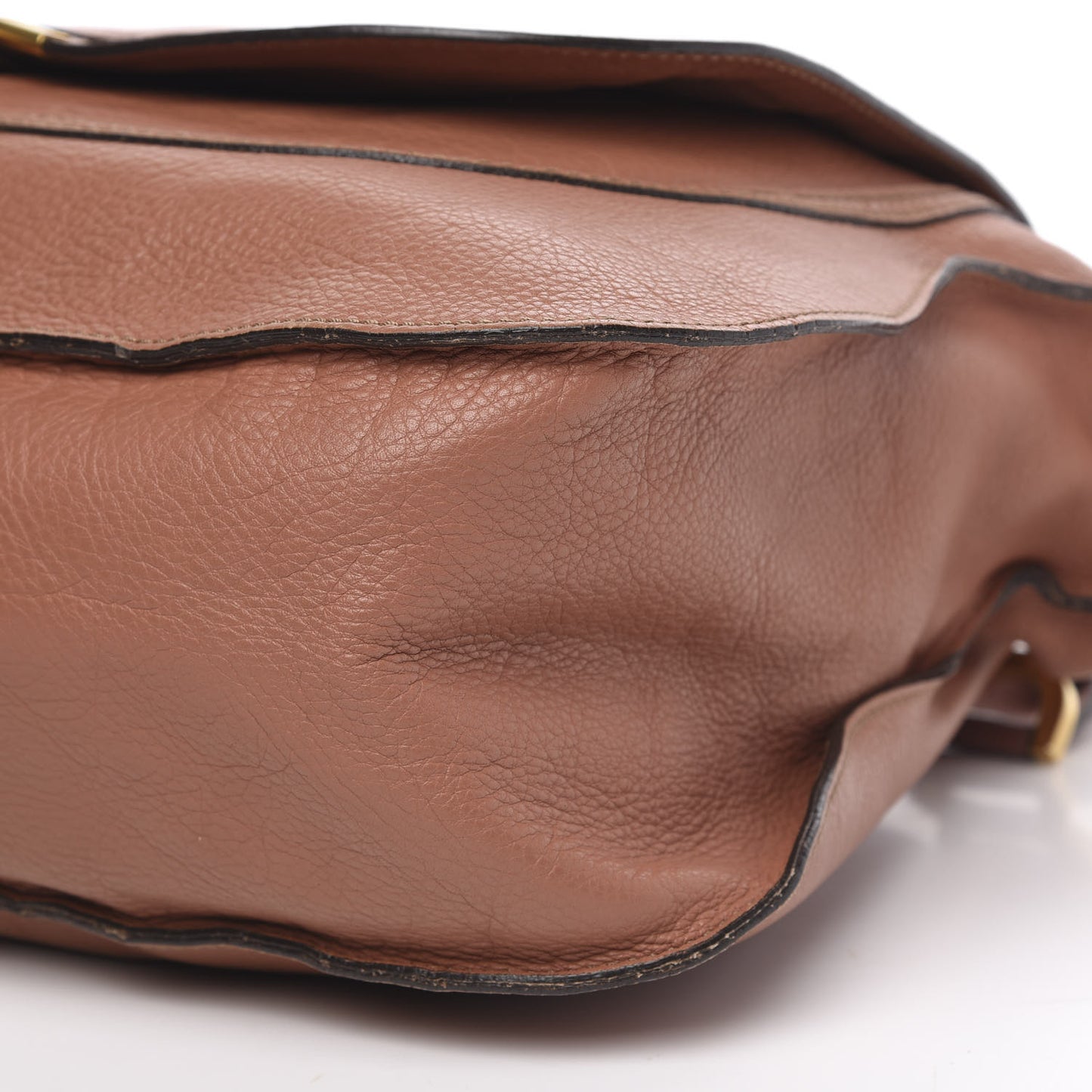 Calfskin Large Marcie Satchel Coral