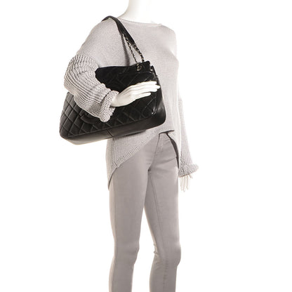 Chanel Caviar Quilted CC Timeless Soft Tote Black 2 of 7