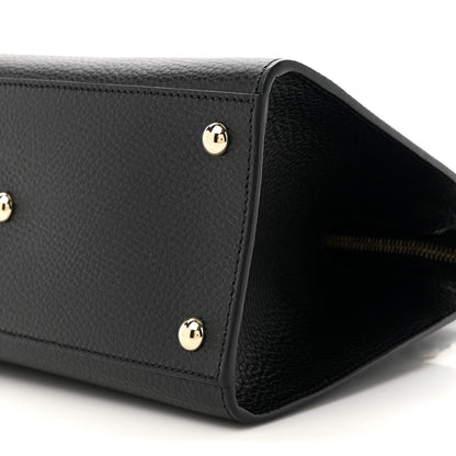 Gucci Dollar Calfskin Medium Soho Top Handle Satchel Black 9 of 10
