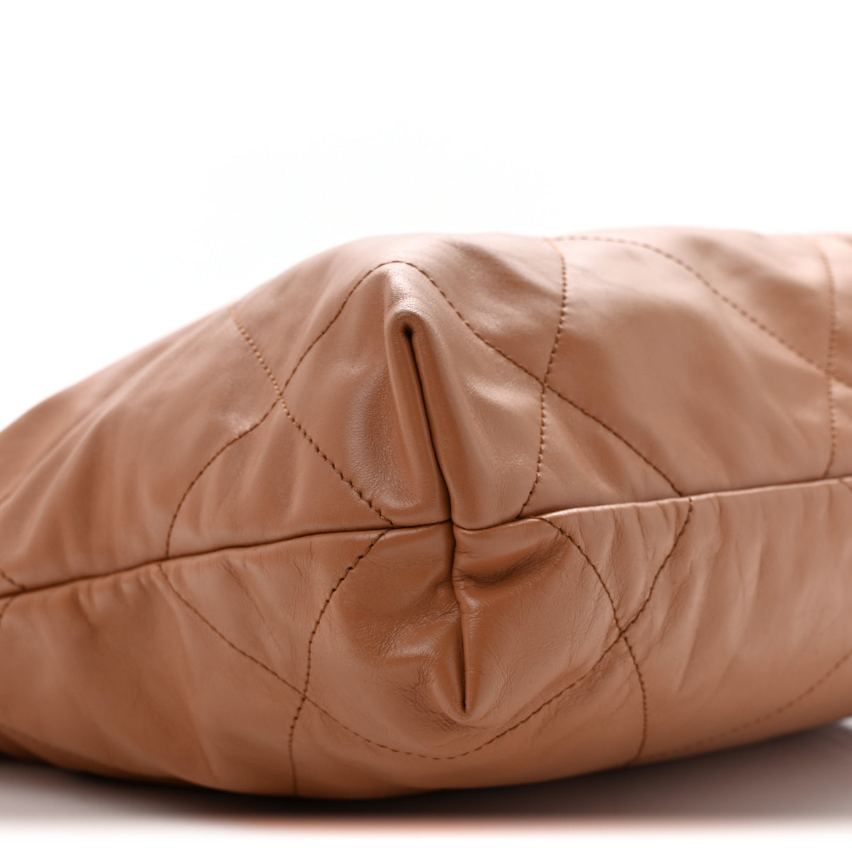 Chanel Shiny Calfskin Quilted Small Chanel 22 Beige 10 of 14