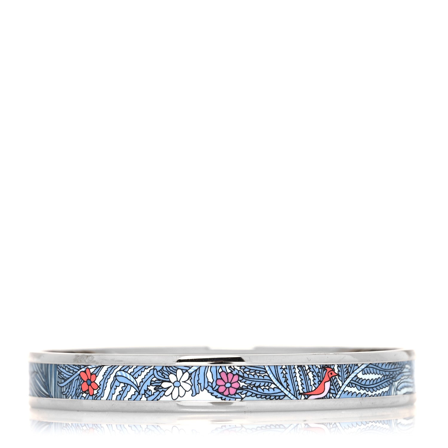 Hermes Enamel Narrow Printed Bracelet 65 3 of 5
