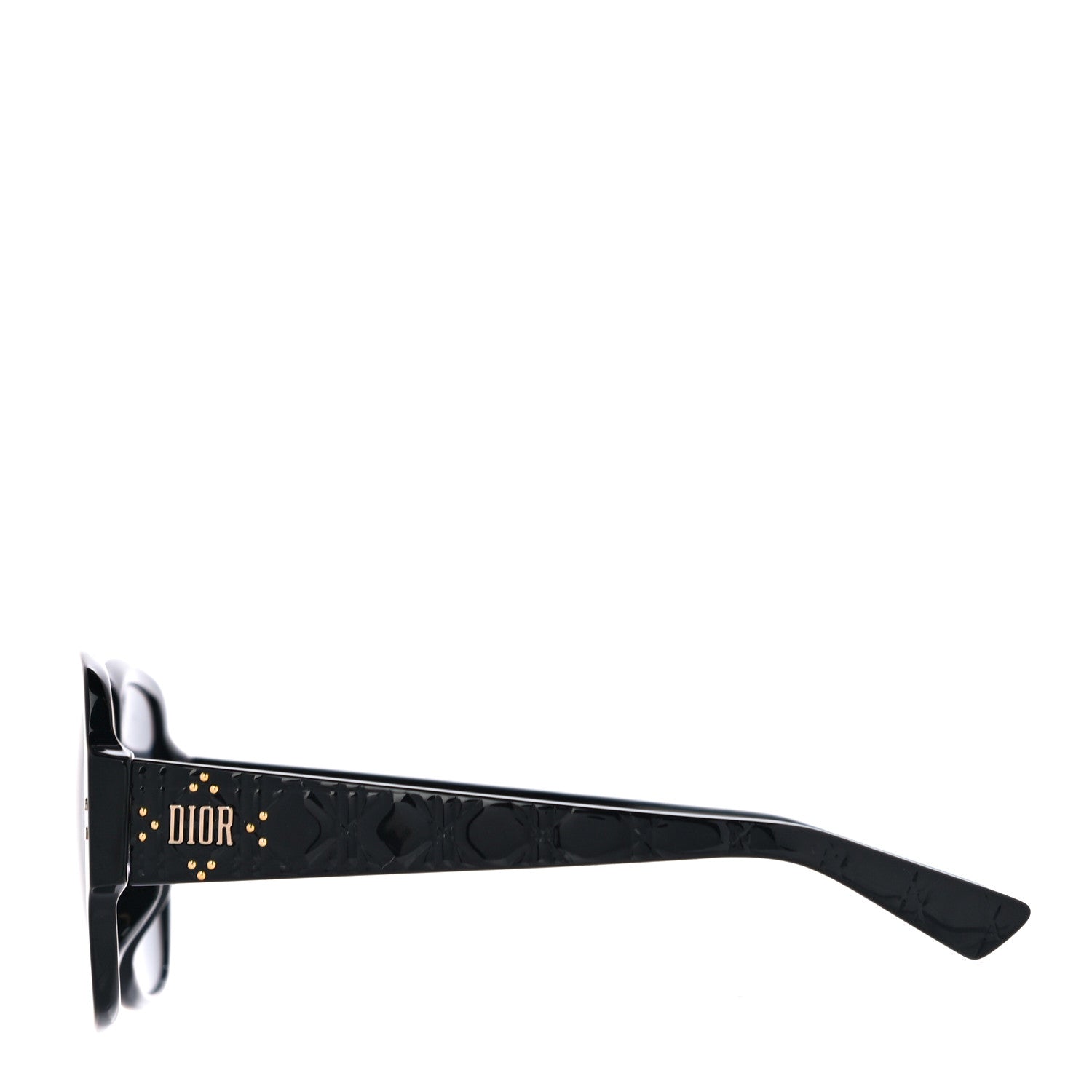 Christian Dior Acetate Cannage Lady Dior Studs 5 Sunglasses Black 2 of 8