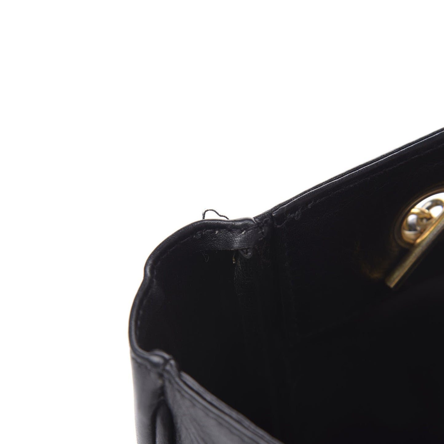 Lambskin Shopping Tote Black