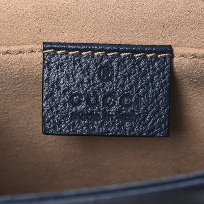 Gucci Textured Calfskin Web Small Ophidia Chain Shoulder Bag Blue Agata 6 of 11