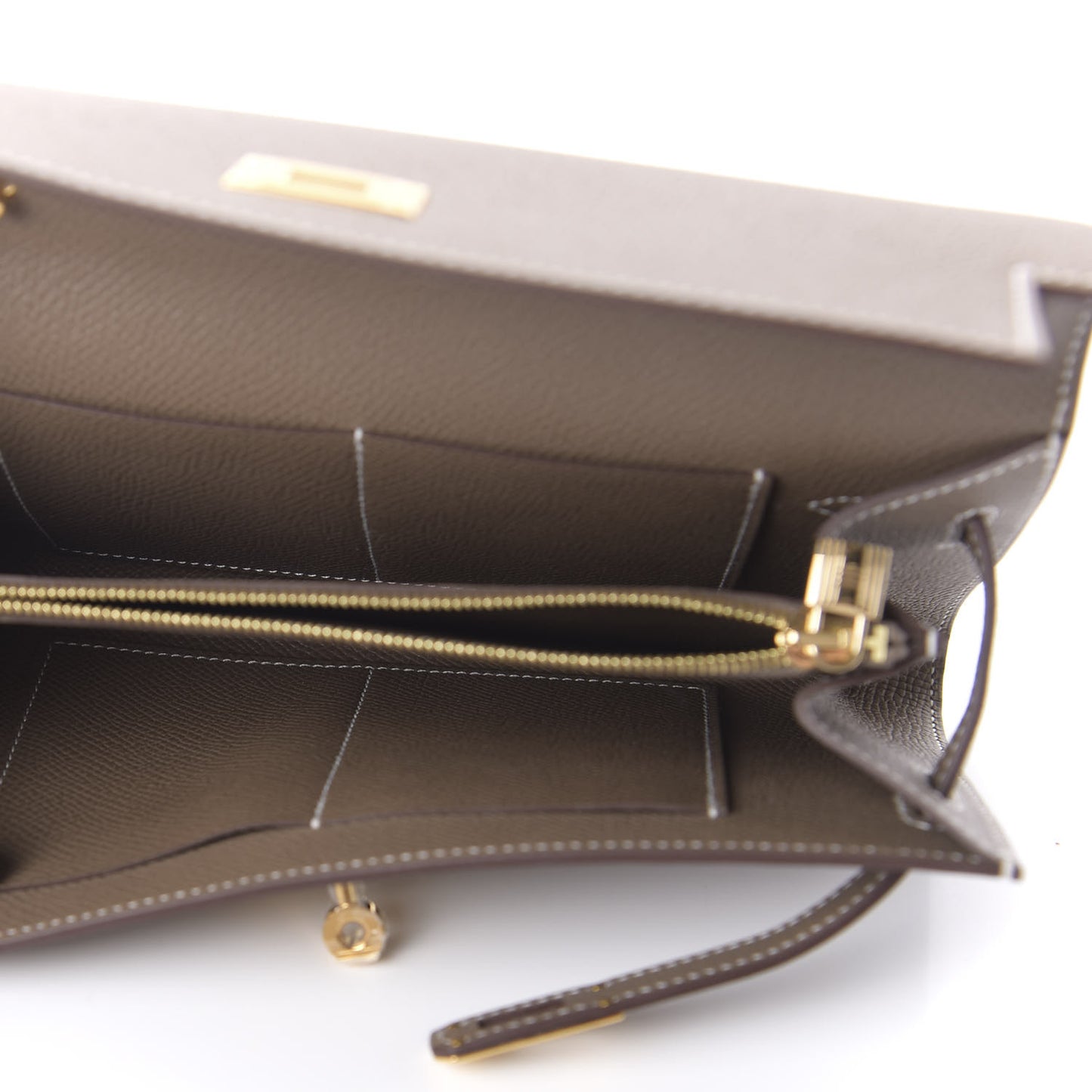 Epsom Kelly Wallet To Go Etoupe
