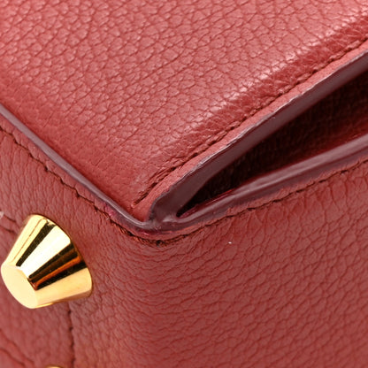 Alexander McQueen Silky Amish Grained Box Shoulder Bag 16 Lacquered Red 11 of 13