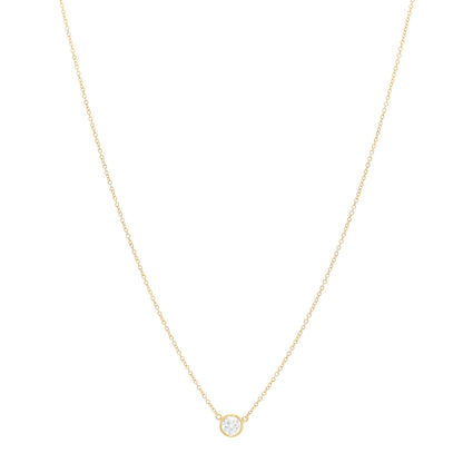 Tiffany 18K Yellow Gold Diamond .44ct Elsa Peretti Diamonds by the Yard Pendant Necklace 1 of 4