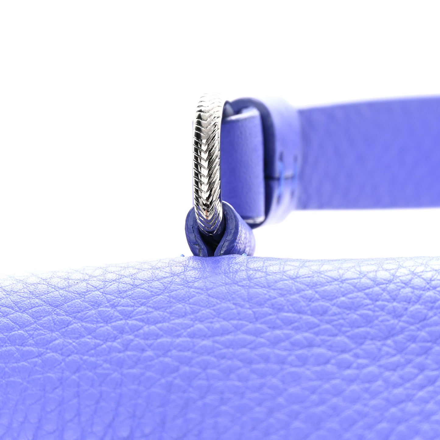 Calfskin Spikes Panettone Messenger Blue