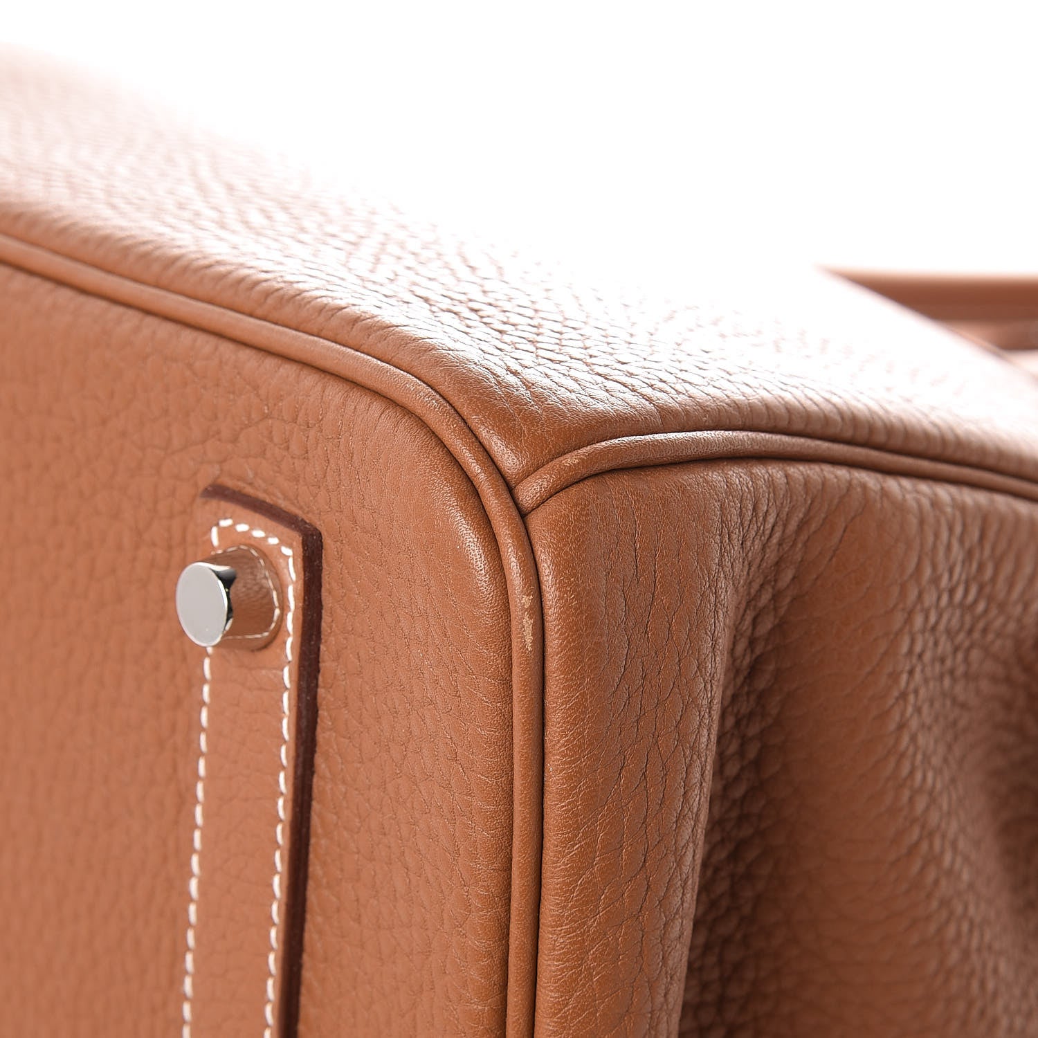 Hermes Taurillon Clemence Birkin 35 Gold 10 of 12