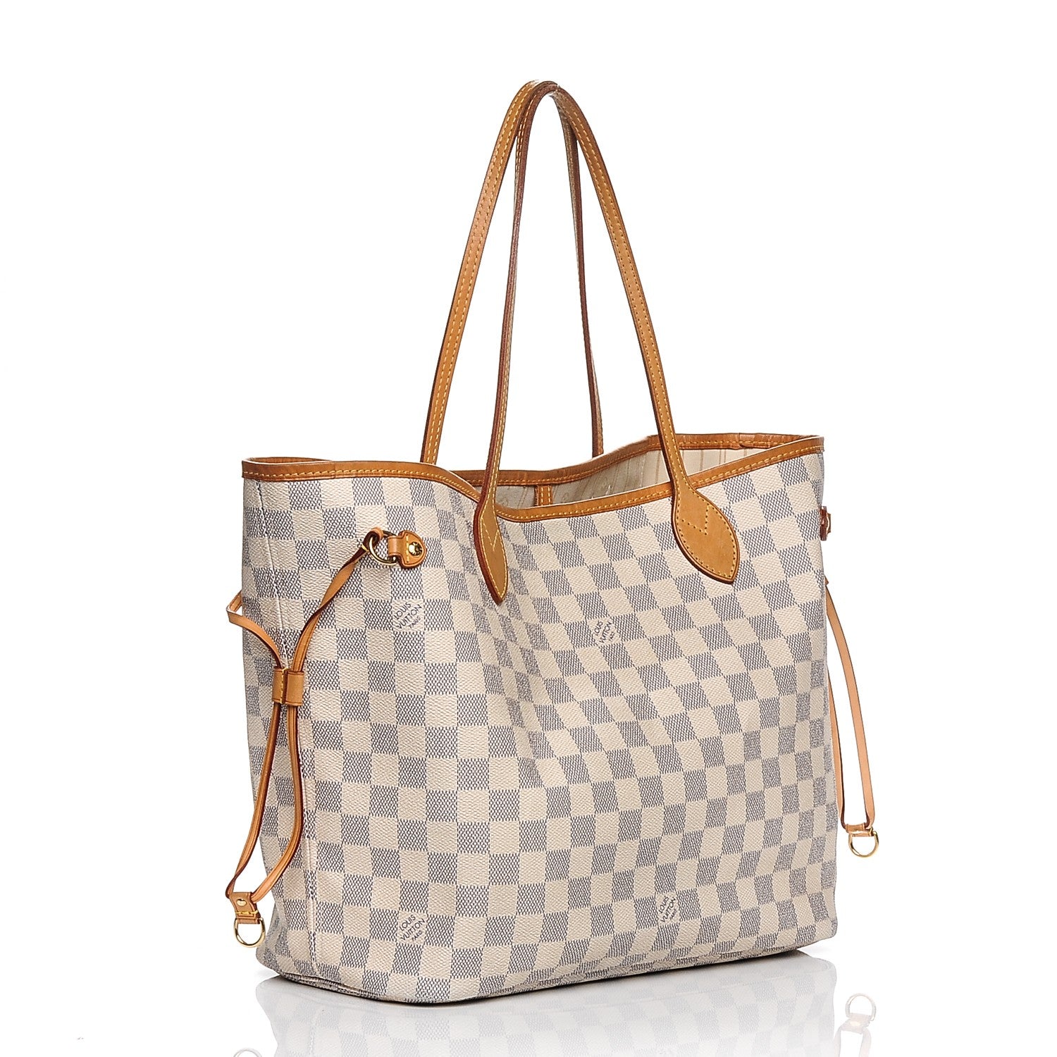 Louis Vuitton Damier Azur Neverfull MM 3 of 7