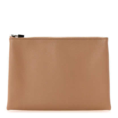 Hermes Evercolor Atout Pouch Beige de Weimar Lime 1 of 6