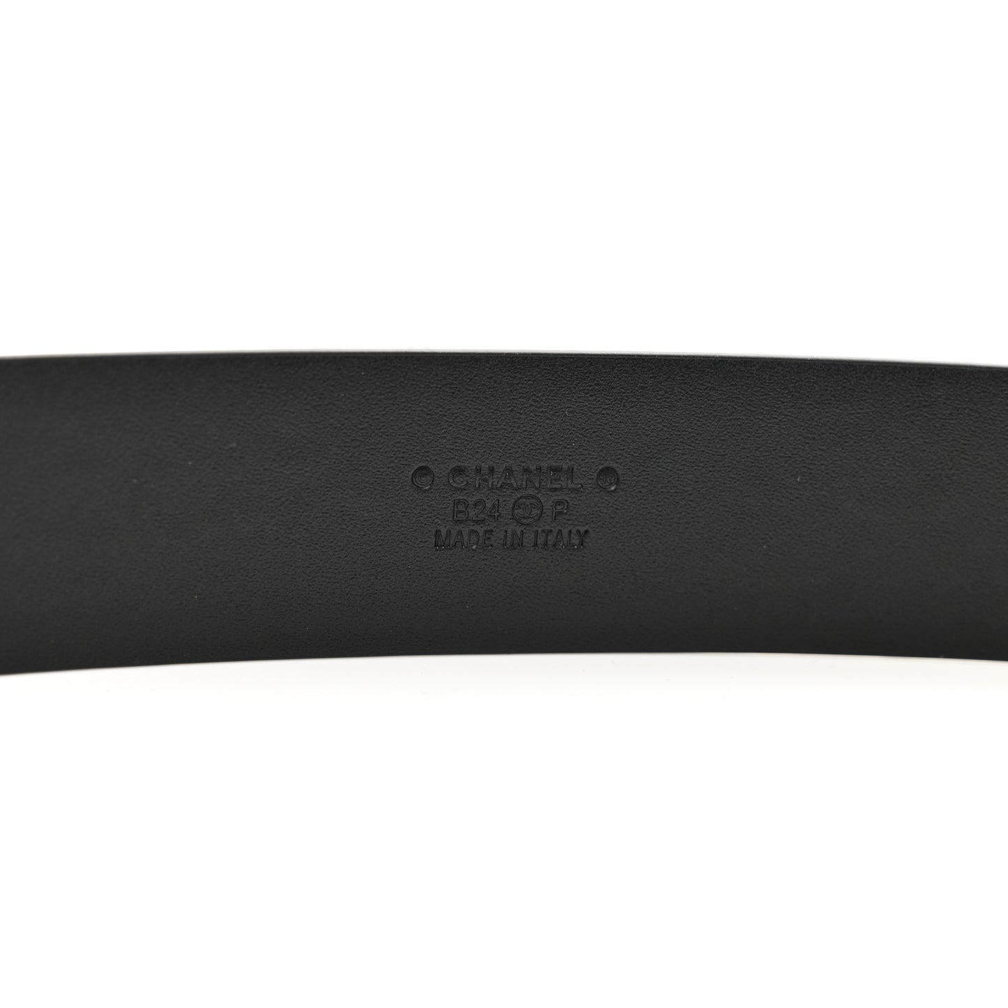 Calfskin Crystal CC Belt 75 30 Black