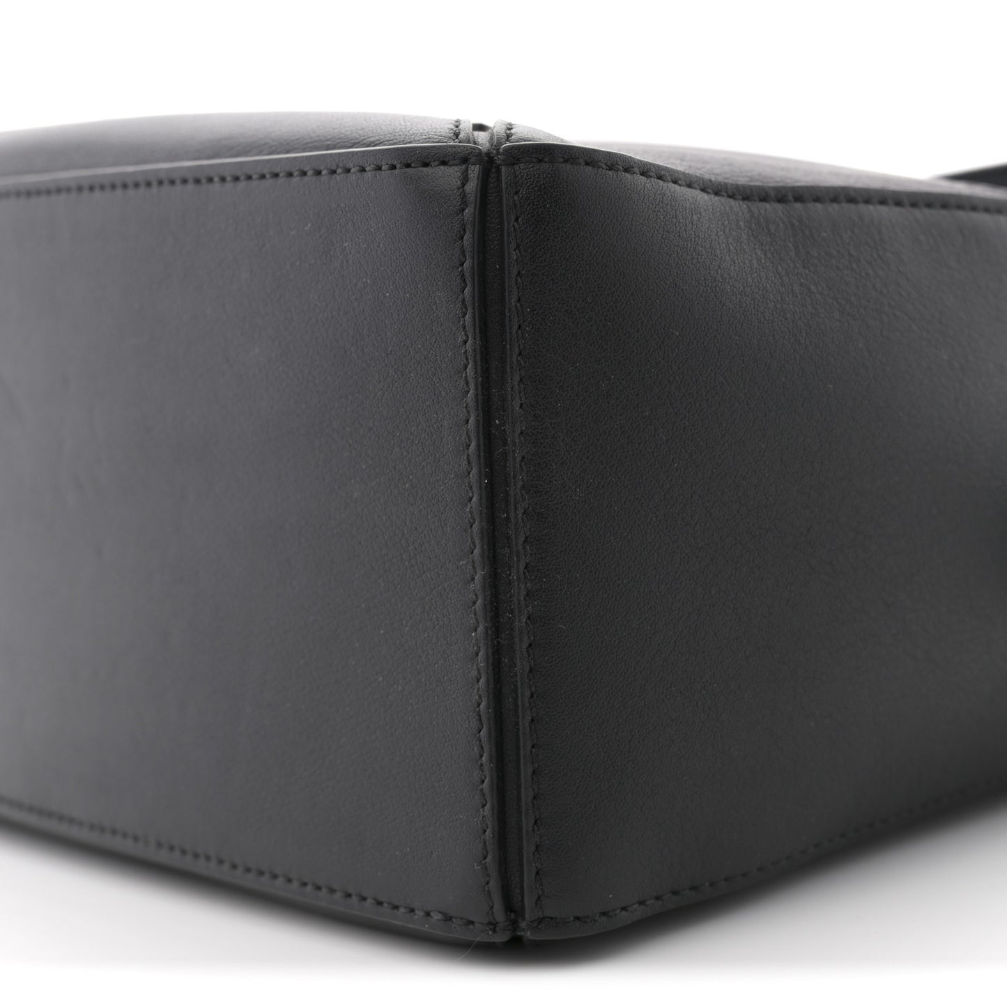 Calfskin Small Puzzle Bag Black