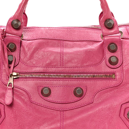 Balenciaga Agneau Giant 21 Rose Gold Hardware Work Cyclamen Fucsia 9 of 11