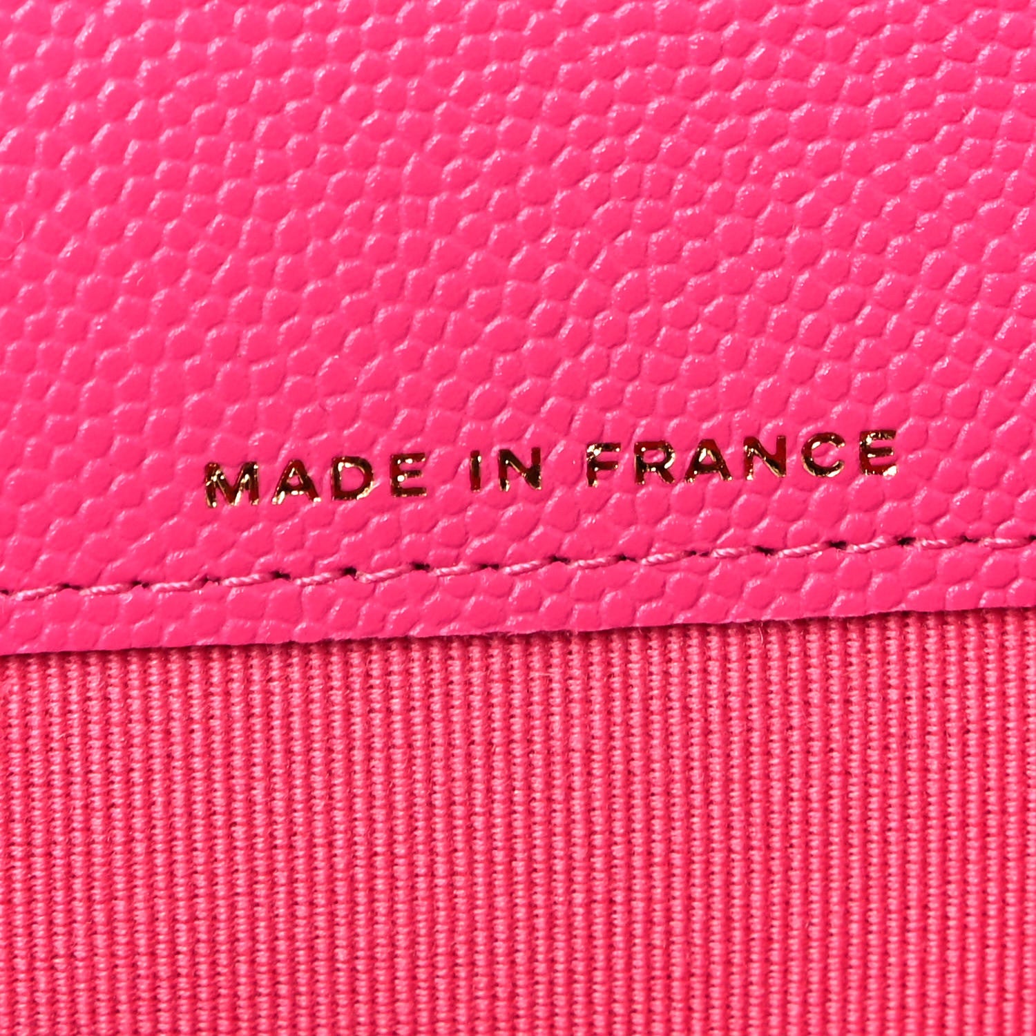 Chanel Caviar Quilted Flap Card Holder Wallet Dark Pink 7 of 10