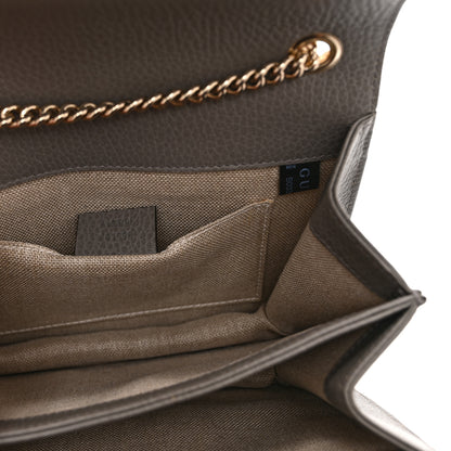 Gucci Dollar Calfskin Small Interlocking G Shoulder Bag Loess 7 of 11
