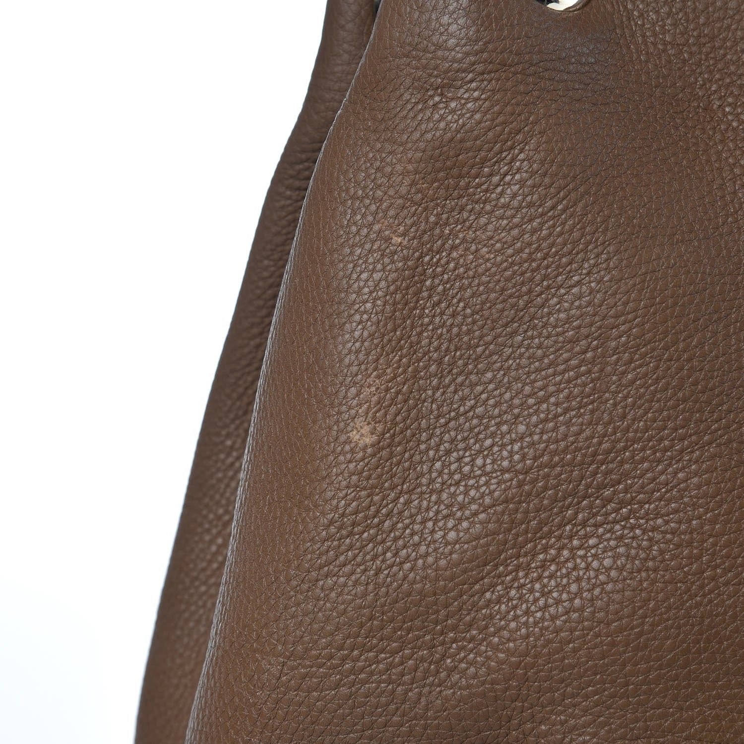 Gucci Pebbled Calfskin Medium Soho Chain Shoulder Bag Maple Brown 15 of 21