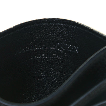 Alexander McQueen Calfskin Skull Card Holder Black 6 of 8