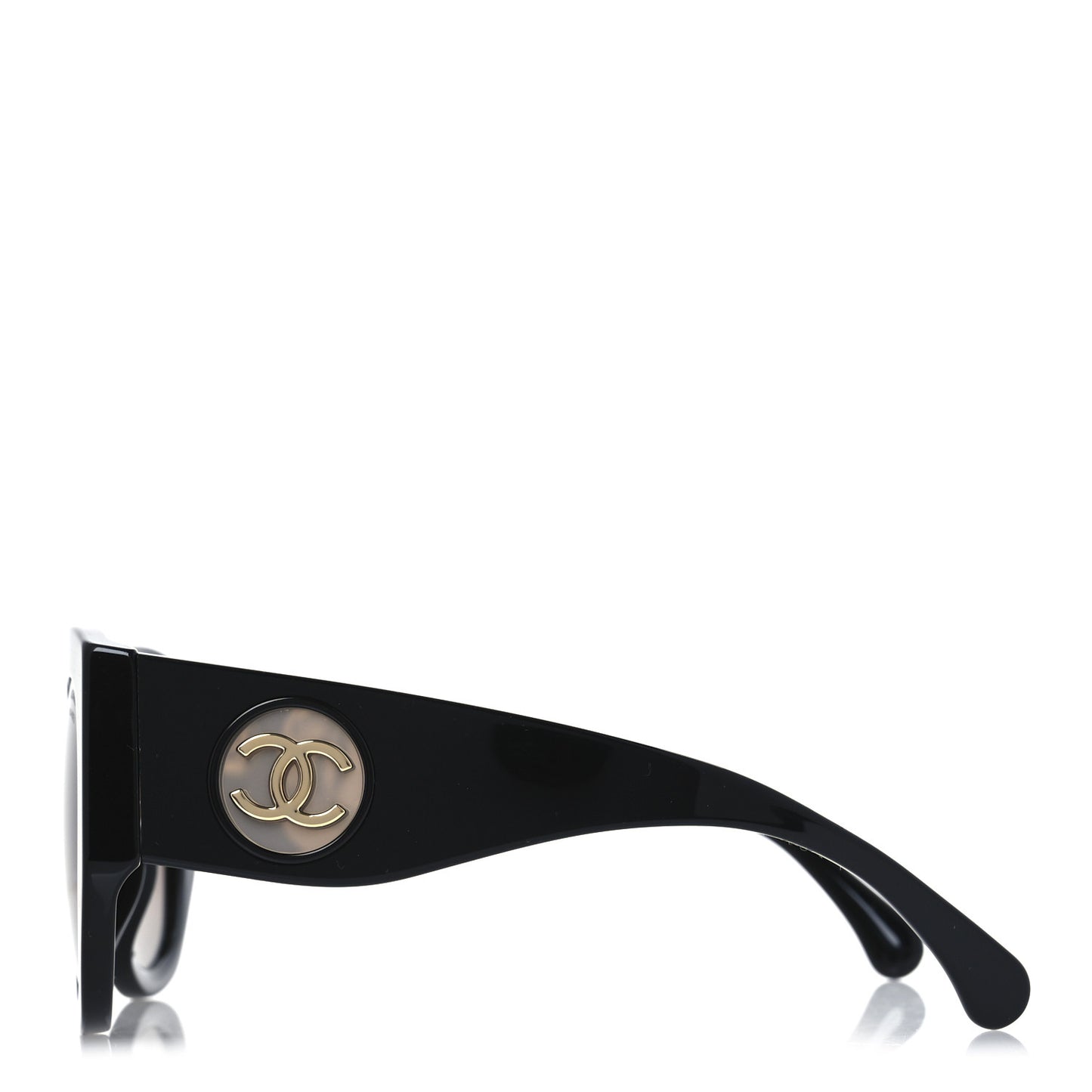 Acetate Butterfly CC Sunglasses 5550-A Black