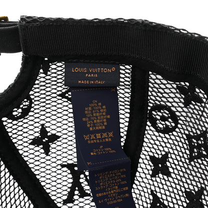 Louis Vuitton Cotton Mesh LV Signature Cap L Black 8 of 10