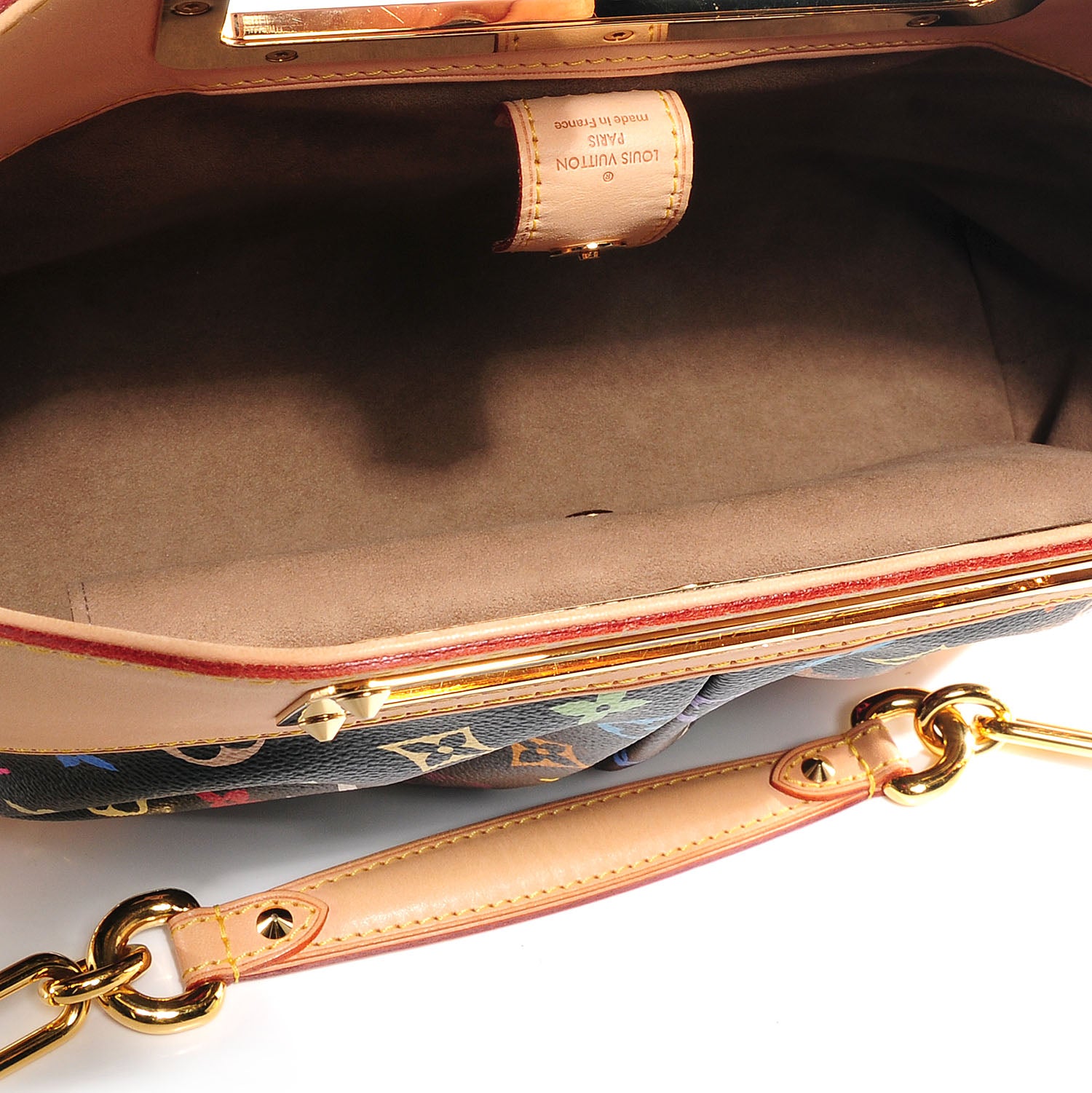 Louis Vuitton Monogram Multicolor Judy MM Black 5 of 7