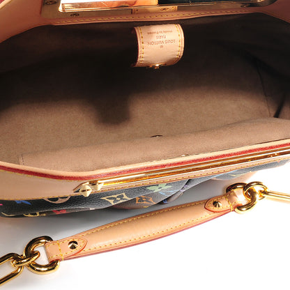 Louis Vuitton Monogram Multicolor Judy MM Black 5 of 7