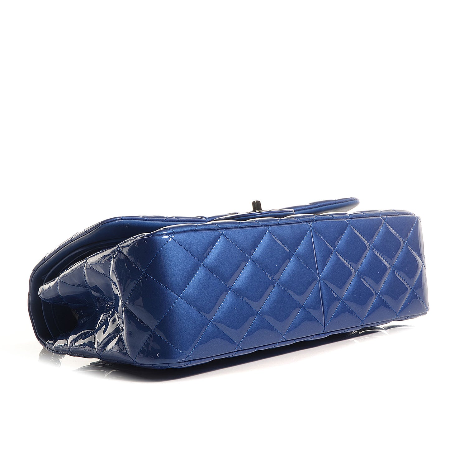 Patent Jumbo Double Flap Blue