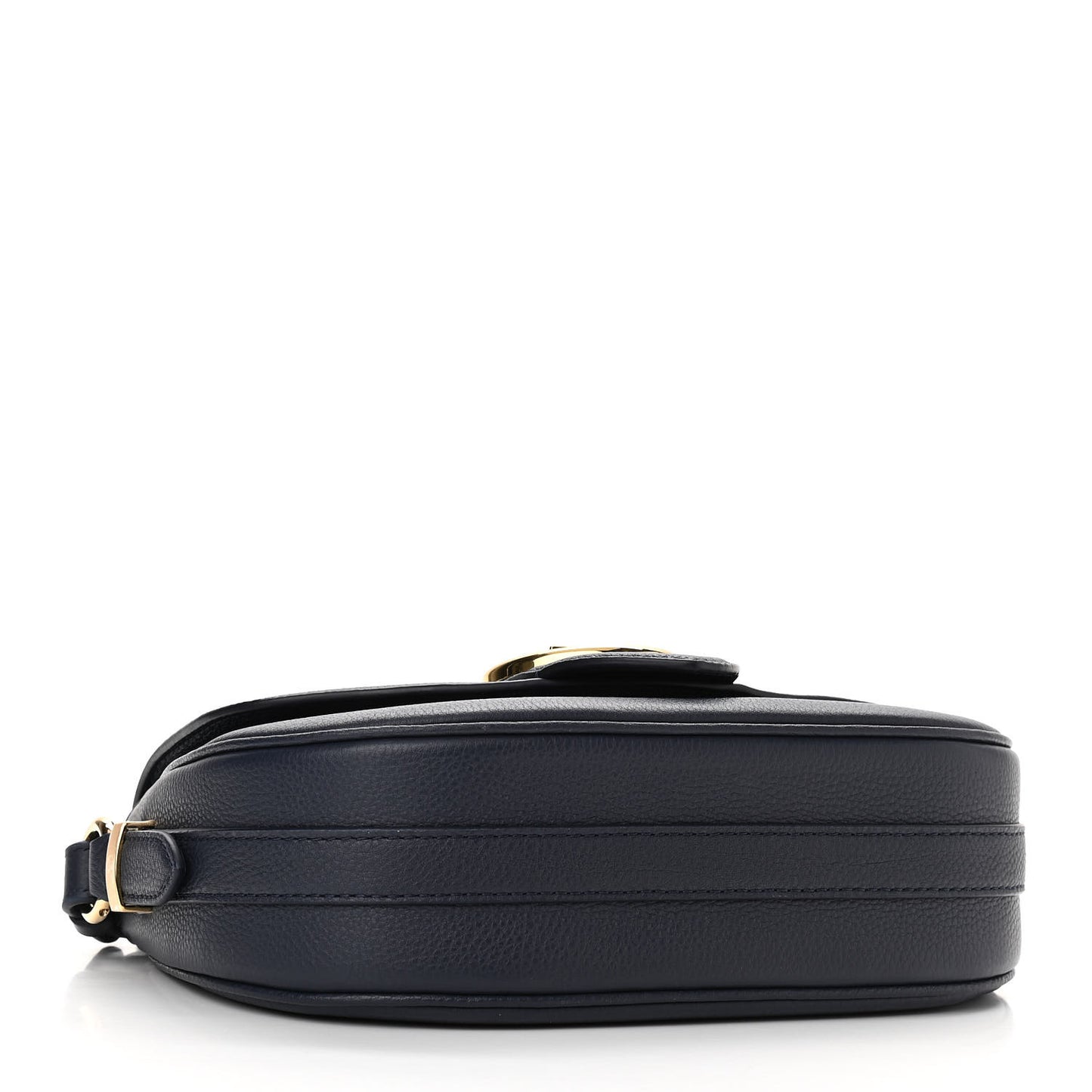 Grained Calfskin LV Pont 9 Soft MM Bleu Marine