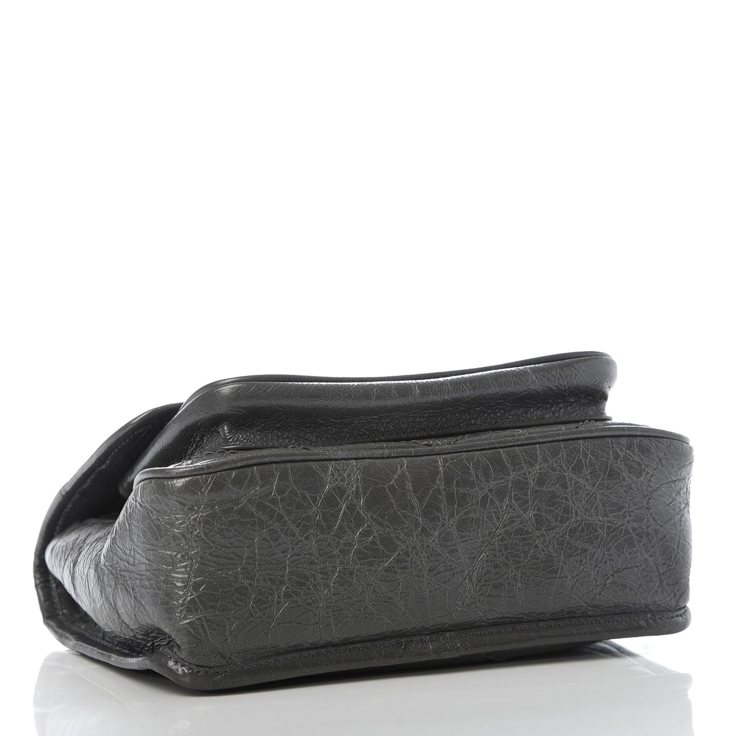 Crinkled Calfskin Matelasse Monogram Baby Niki Chain Satchel Storm