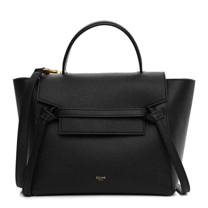 Celine Grained Calfskin Micro Belt Bag Black 2 of 21