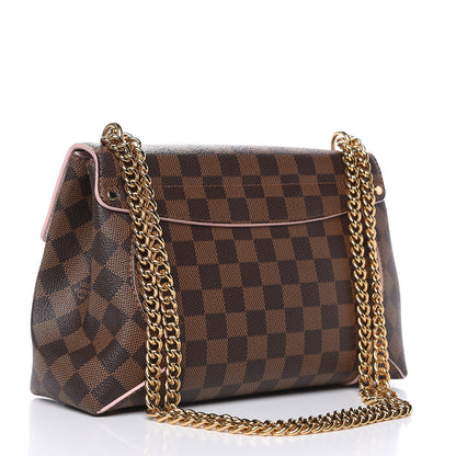 Louis Vuitton Damier Ebene Caissa Clutch Rose Ballerine 3 of 10
