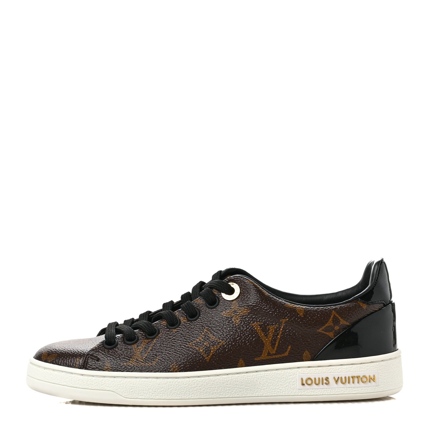 Patent Monogram Frontrow Sneakers 35