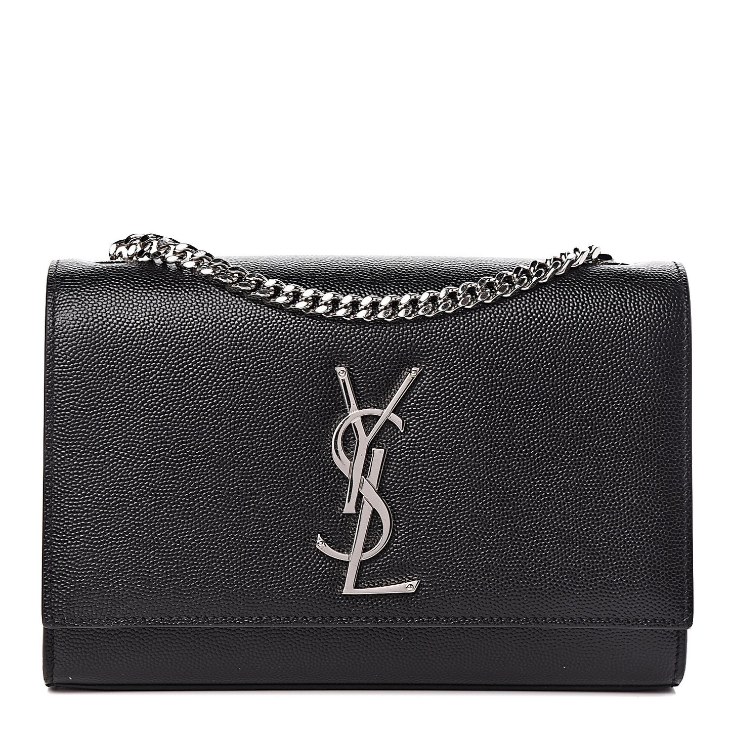 Grain De Poudre Small Monogram Kate Satchel Black