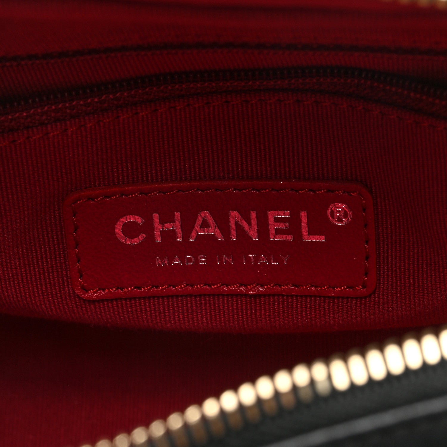 Chanel Aged Calfskin Quilted Small Gabrielle Hobo Black 6 of 10