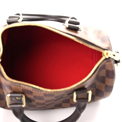 Louis Vuitton Damier Ebene Speedy Bandouliere 25 7 of 9