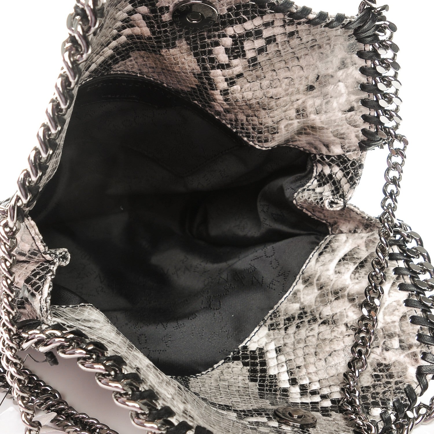 Stella McCartney Eco Python Mini Falabella Tote Grey 5 of 6