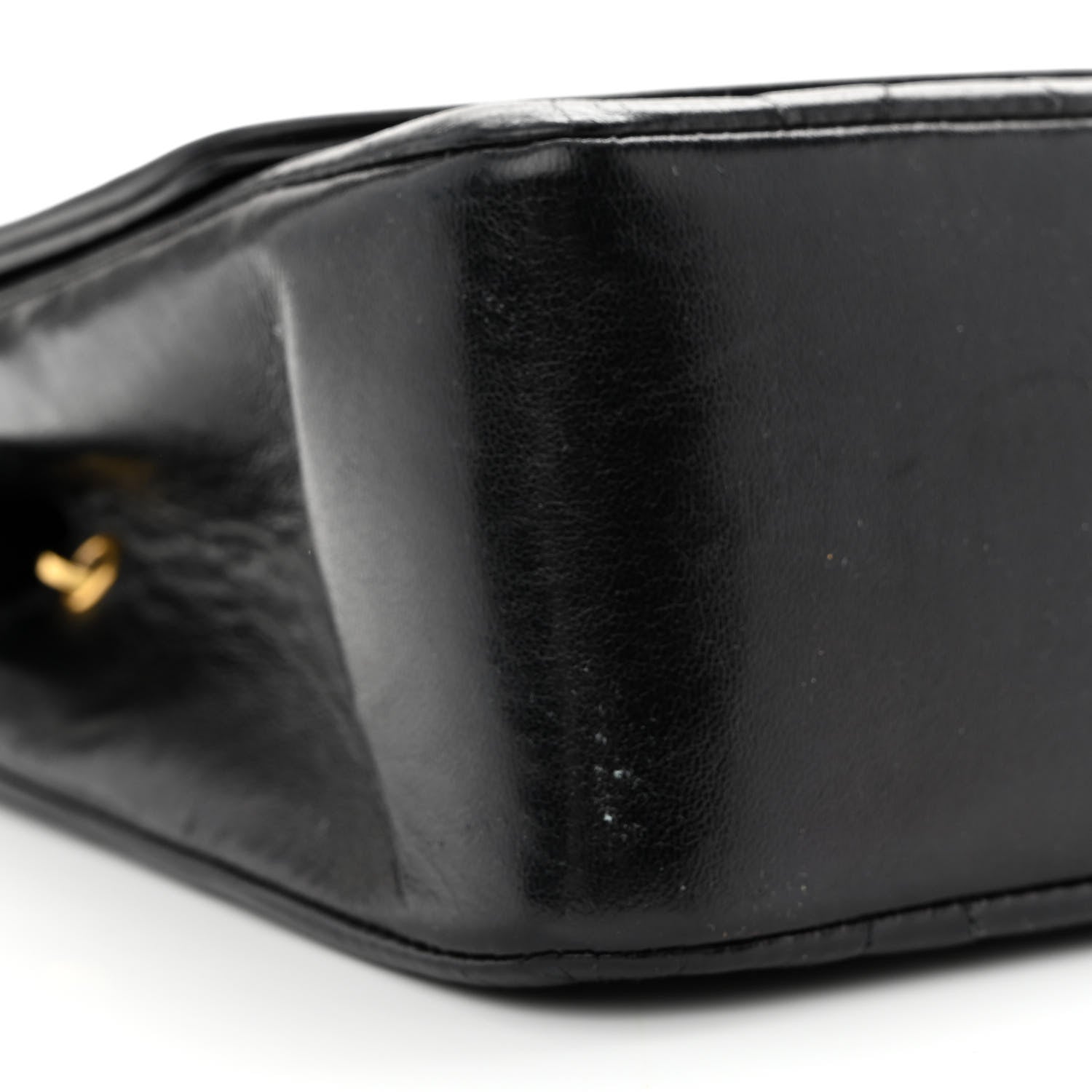 Chanel Lambskin Quilted Small Single Flap Black 10 of 12