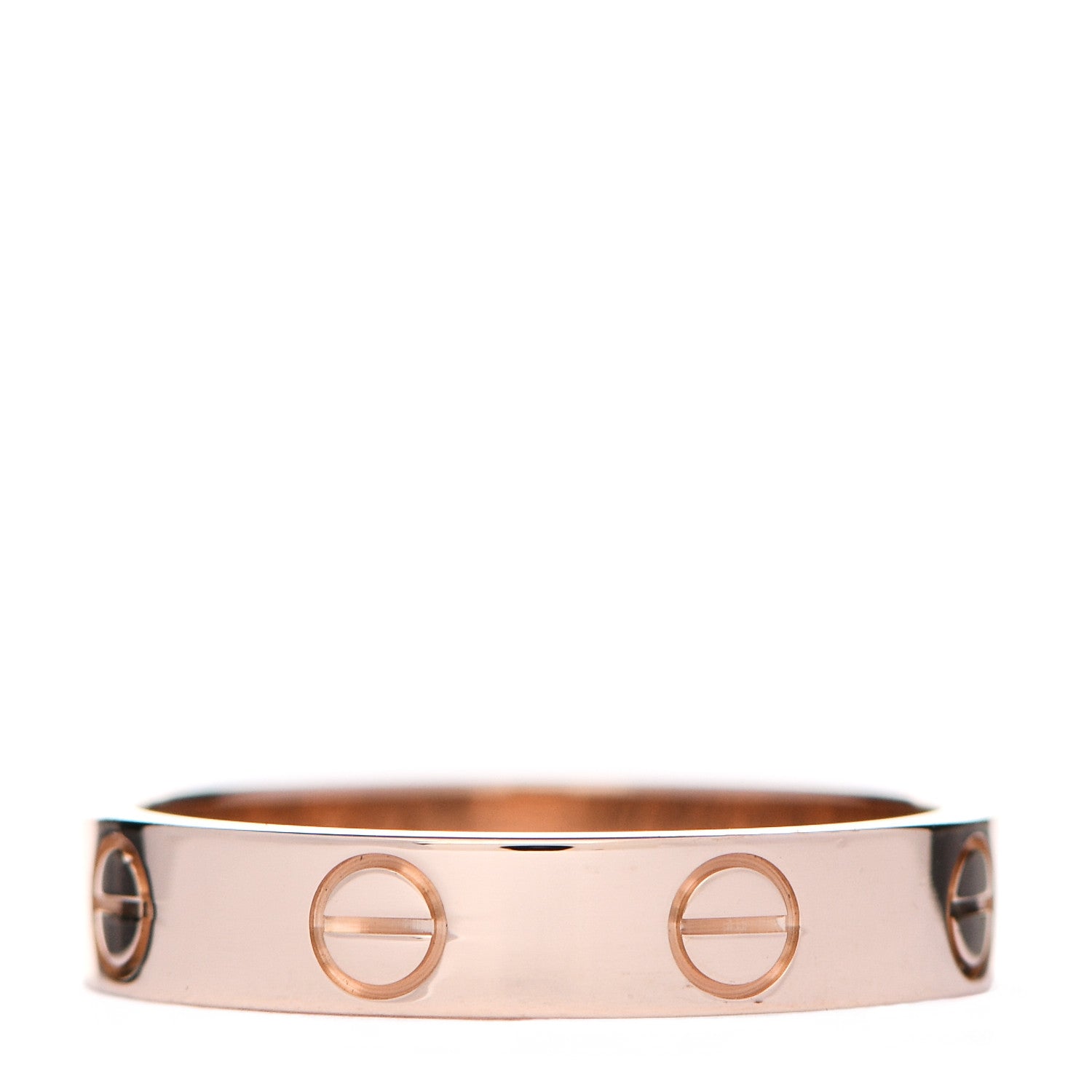 Cartier 18K Pink Gold 3.5mm LOVE Wedding Band Ring 51 5.75 3 of 8