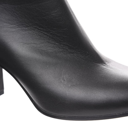 Balenciaga Shiny Sheepskin 20mm Oval Booties 38 Black 7 of 10