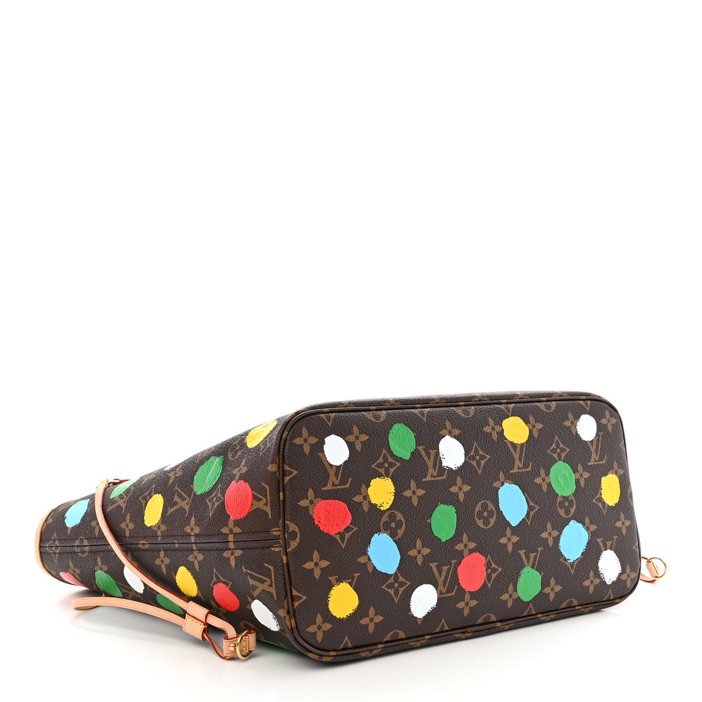 LV X YK Monogram Dots Neverfull MM