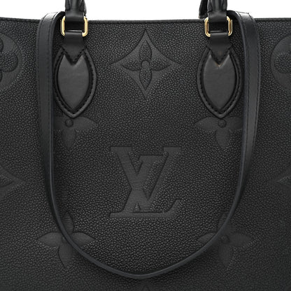 Louis Vuitton Empreinte Monogram Giant Wild At Heart Onthego MM Black 7 of 10