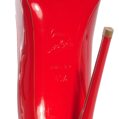 Christian Louboutin Patent So Kate 120 Pumps 40 Red 6 of 7