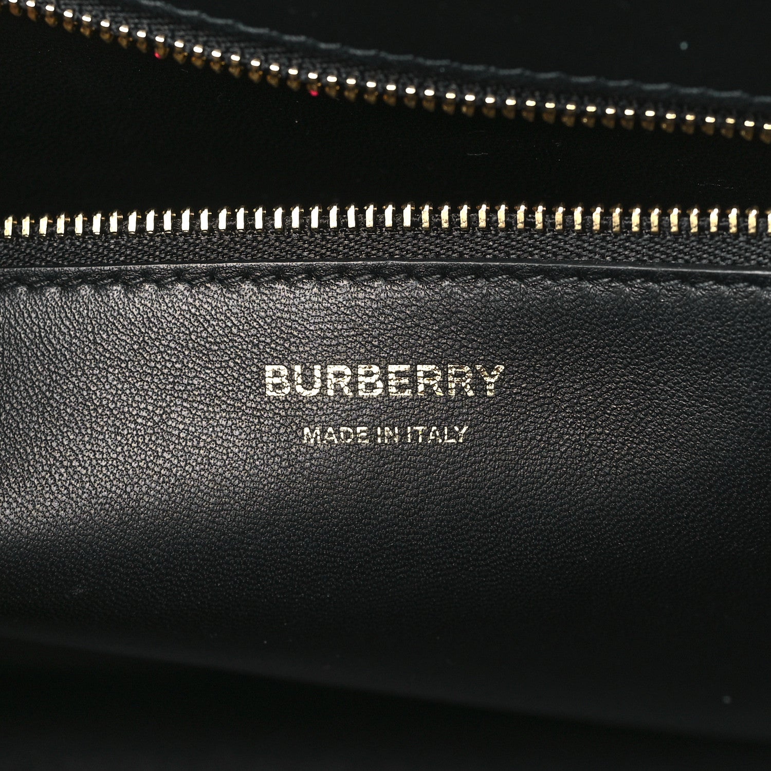 Burberry Grained Calfskin Small Frances Tote Black 6 of 8