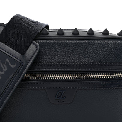 Christian Louboutin Empire Calfskin Gomme Spikes Loubitown Crossbody Loubi Navy 8 of 10