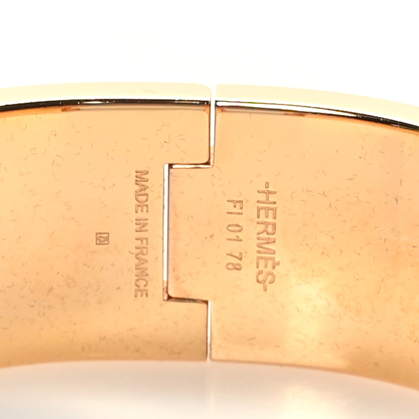 Enamel Wide Clic Clac H Bracelet PM Bleu Indigo