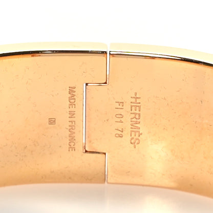 Hermes Enamel Wide Clic Clac H Bracelet PM Bleu Indigo 5 of 5