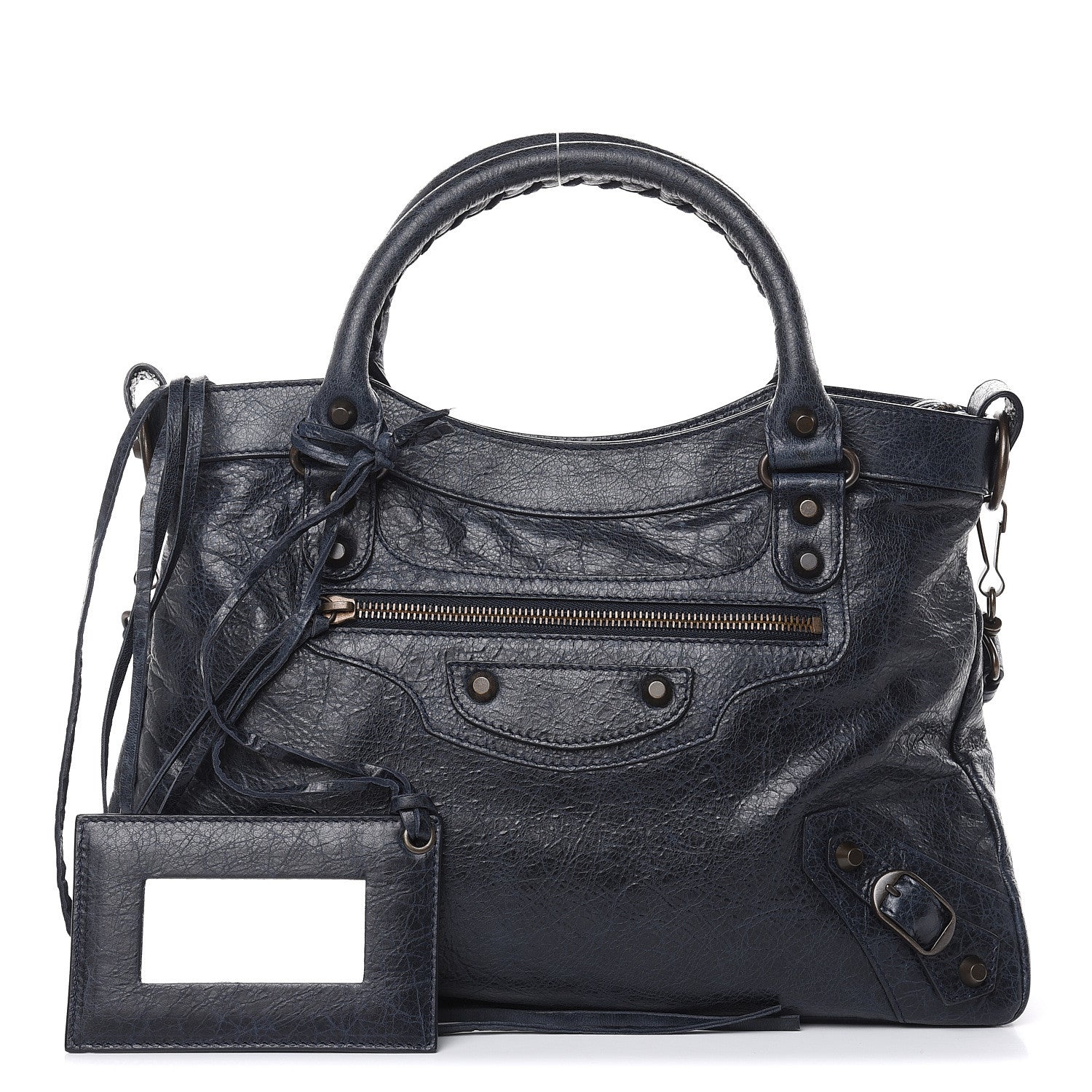 Balenciaga Agneau Classic Hardware Town Dark Night 1 of 10