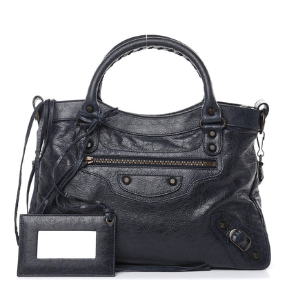 Balenciaga Agneau Classic Hardware Town Dark Night 1 of 10