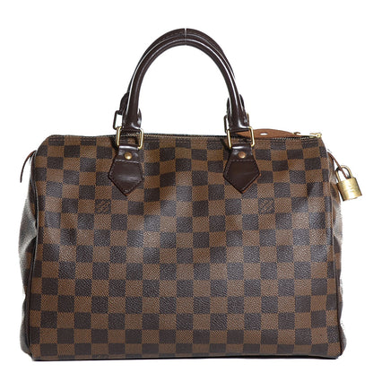 Louis Vuitton Damier Ebene Speedy 30 1 of 7