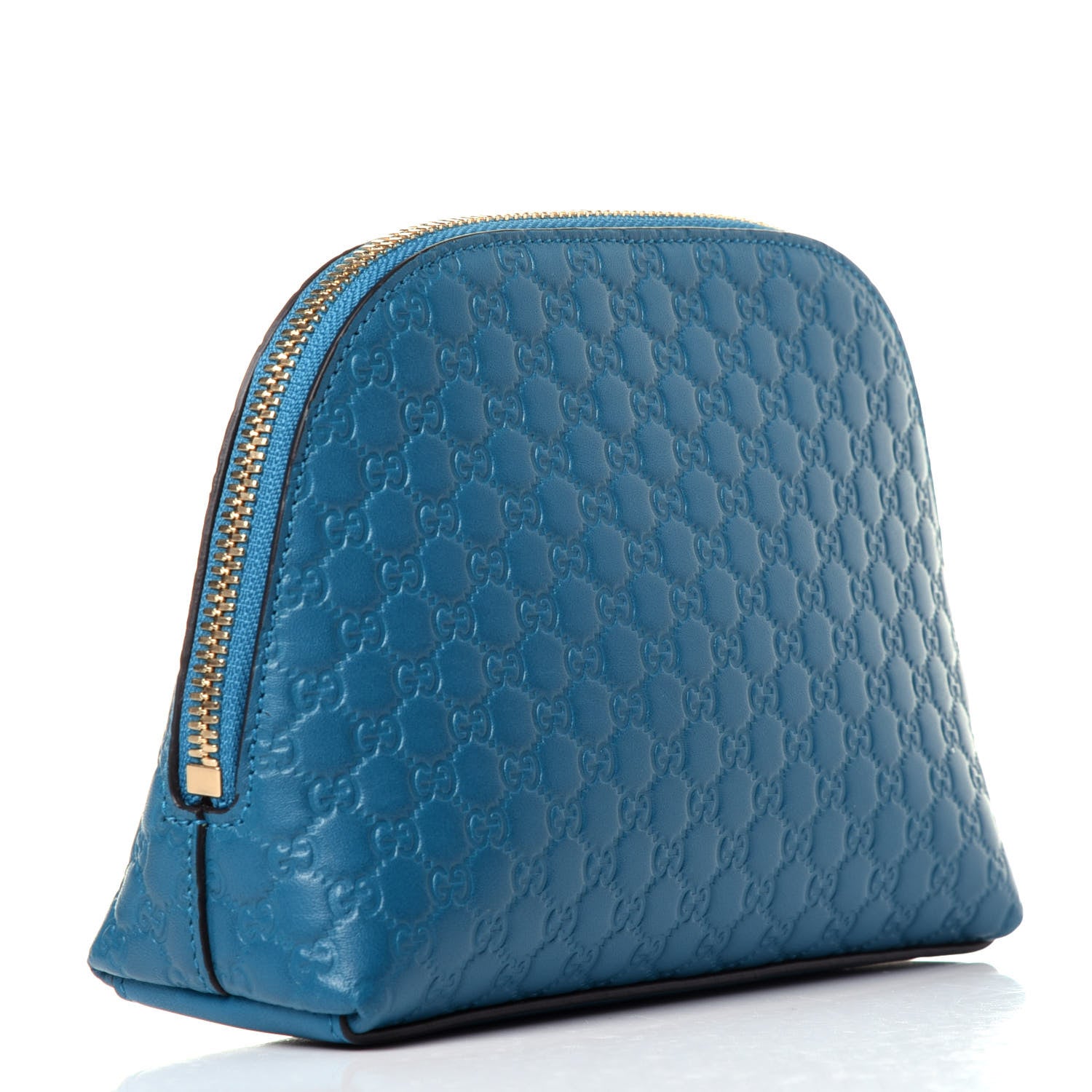 Gucci Microguccissima GG Cosmetic Case Deep Cobalt 3 of 11